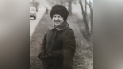Наталія Луковська у "Живому ланцюзі" біля Стрия