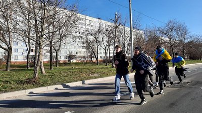 У Запоріжжі першого січня відбувся новорічний забіг