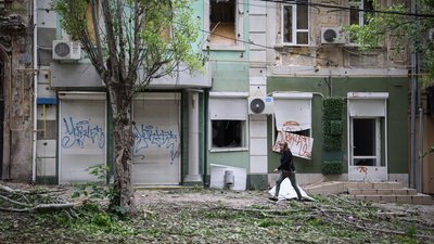 Херсон, вулиця, обстріли