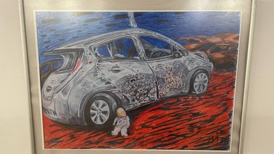 У Сумах відкрилась виставка “500 днів війни” Іллі Ярового У Сумах відкрилась виставка “500 днів війни” Іллі Ярового
