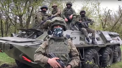 Відео-привітання до 9 травня, записане представниками 26-ї ракетної бригади РФ Відео-привітання до 9 травня, записане представниками 26-ї ракетної бригади РФ