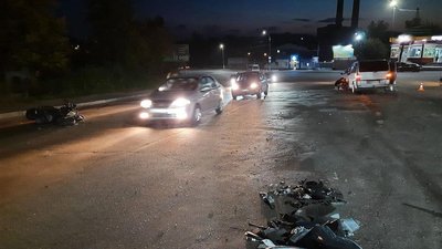 У Житомирі у ДТП травмувався 20-річний мотоцикліст