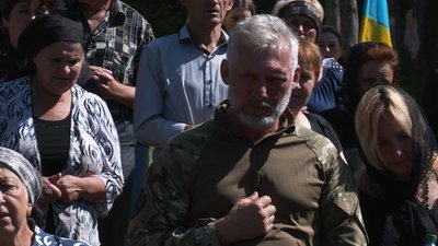 Брат загиблого воїна Василь Кондрат Брат загиблого воїна Василь Кондрат