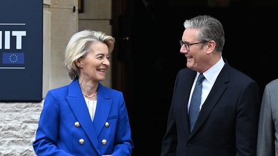 Урсула фон дер Ляєн та Кір Стармер