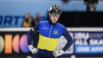 Український шорттрекіст Олег Гандей