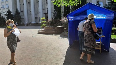 У Кропивницькому члени профспілок провели акцію проти змін до трудового законодавства