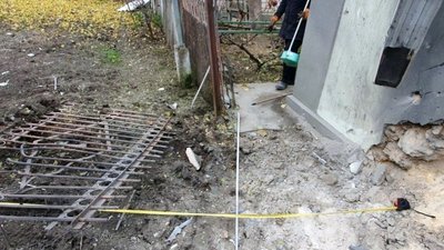 Херсонщина, вирва в землі, обстріли РФ
