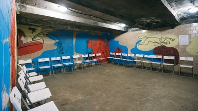 В Одесі в парку Шевченка оновили укриття В Одесі в парку Шевченка оновили укриття
