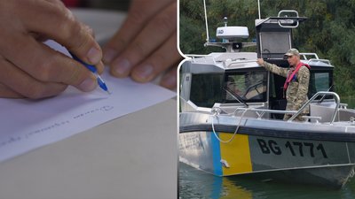 Військовослужбовці-прикордонники на Одещині пишуть Радіодиктант національної єдності