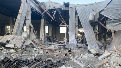 Росія випустила ракету по приміщенню харчового підприємства у Богодухові вранці 29 липня