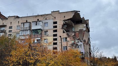 Будинок на Тернопільській, де, попередньо, стався вибух газу