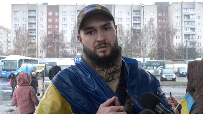Зустріч експолоненого Олександра Трощинського у Луцьку, 21 листопада 2025 рік
