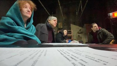 "Театр в укритті": в Одесі митці готують нову виставу про війну "Театр в укритті": в Одесі митці готують нову виставу про війну
