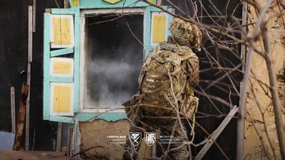 Українські військові 81 ОАеМБр на фронті