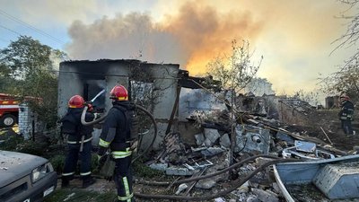 У Вербівці згорів будинок після влучання реактивного БпЛА
