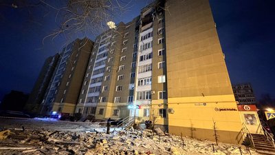 Багатоповерхівка, в яку, як стверджує російська влада, влучив уламок БпЛА, Твер