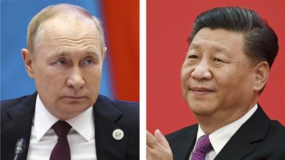Сі Цзіньпін прибув до Москви на зустріч з президентом РФ Путіним