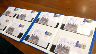 У Вінниці погасили марку, присвячену ГУР Міністерства оборони України У Вінниці погасили марку, присвячену ГУР Міністерства оборони України