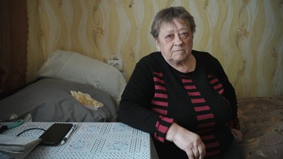 Жителька гуртожитку у Харкові