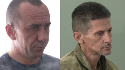 Валентин Донець та Андрій Гришин на судовому засіданні щодо вибуху на Валу у Чернігові Валентин Донець та Андрій Гришин на судовому засіданні щодо вибуху на Валу у Чернігові