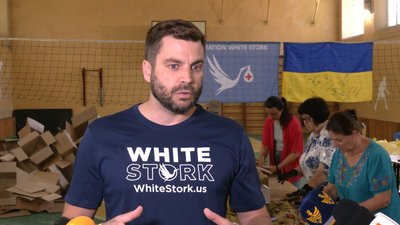 Вільям Макналті каже, що його благодійна організація допомагає Україні з лютого 2022 року Вільям Макналті каже, що його благодійна організація допомагає Україні з лютого 2022 року