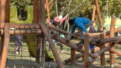 Дитмайданчик із деревини Дитмайданчик із деревини