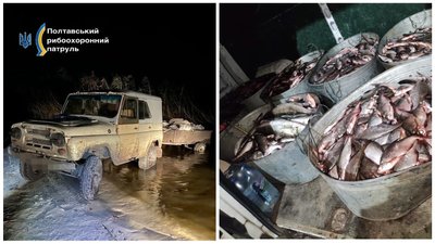 Завдали збитку на понад 10 мільйонів гривень: на Полтавщині у рибалок вилучили незаконний вилов