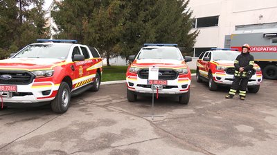 Рятувальники Черкащини отримали три автомобілі та новий центр управління у надзвичайних ситуаціях