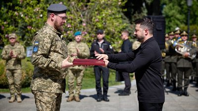 Військовослужбовця 128-ї Закарпатської бригади Олексія Михайлова нагородили орденом 