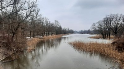 Річка Інгул у Кропивницькому 18 лютого