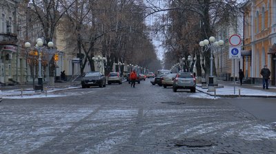 Вулиця Соборності. Частина, що має стати пішохідною Вулиця Соборності. Частина, що має стати пішохідною