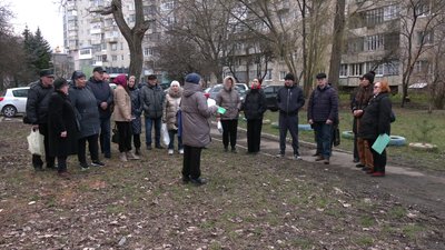 Прибудинкова територія на вулиці Київській у Рівному