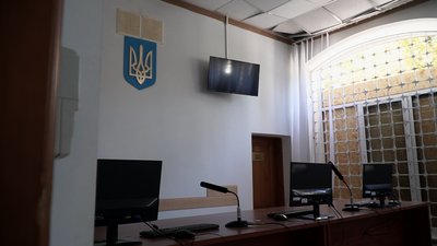 Приміщення апеляційного суду Чернігова після ракетного удару росіян 19 серпня 2023 року Приміщення апеляційного суду Чернігова після ракетного удару росіян 19 серпня 2023 року