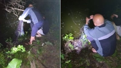 У Рівному на Усті чоловіки рибалили сіткою. Їх спіймали У Рівному на Усті чоловіки рибалили сіткою. Їх спіймали