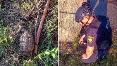У Мукачеві біля дитячого майданчику жінка знайшла гранату часів Другої світової війни