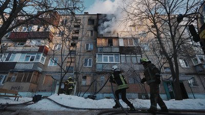 Росіяни влучили у п'ятиповерхівку в Харкові вдень 3 лютого: що відомо