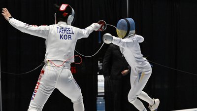 Збірна України з фехтування на шпазі у фіналі етапу Кубка світу