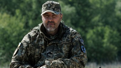 Військовослужбовець ЗСУ Олександр "Хантер", який служить у ТЦК та СП на Закарпатті