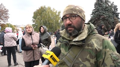 Учасник акції військовий на позивний "Валіко" Учасник акції військовий на позивний "Валіко"