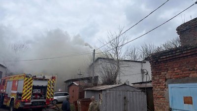Житомир, пожежа, гараж, евакуація
