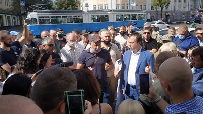 Пікет під ОДА: стало відомо ім'я загиблого, який чотири дні помирав під Зайцевим на Донеччині