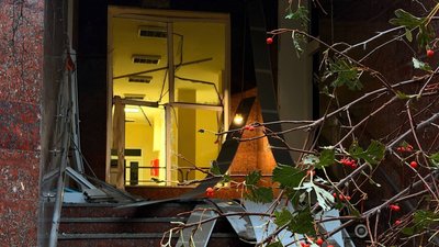 Наслідки обстрілу в Черкасах 16 жовтня