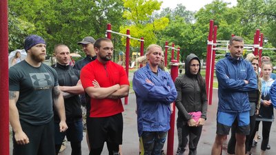 У Миколаєві відбулось тренування з кросфіту У Миколаєві відбулось тренування з кросфіту