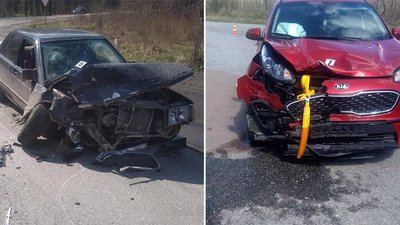 На Хмельниччині п'яний водій спричинив ДТП. Одна людина травмувалася