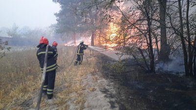 Запорізькі вогнеборці долучились до гасіння пожеж на Луганщині