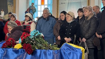 Херсон, армія РФ, прощання з бійцями