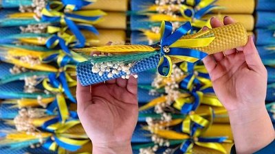 Свічки, які виготовила Наталія Потурай Свічки, які виготовила Наталія Потурай
