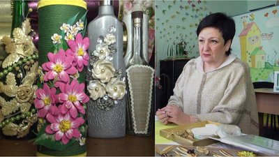 Майстриня з Житомирщини Ірина Єфімова створює оригінальний дизайн речей з підручних матеріалів