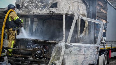 Атака РФ на Одесу 8 липня 2026 року, ДСНС Одещини, пожежа