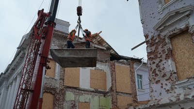 Пошкоджений корпус СумДУ